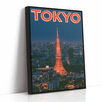 Tokyo Tower Twilight Skyline