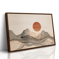 Mountains Flow Like Gentle Waves