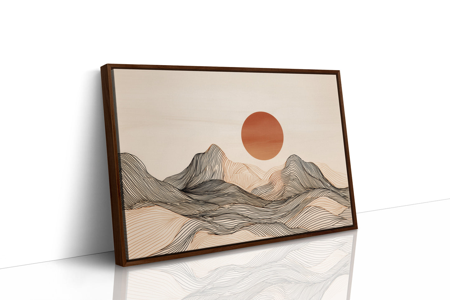 Mountains Flow Like Gentle Waves