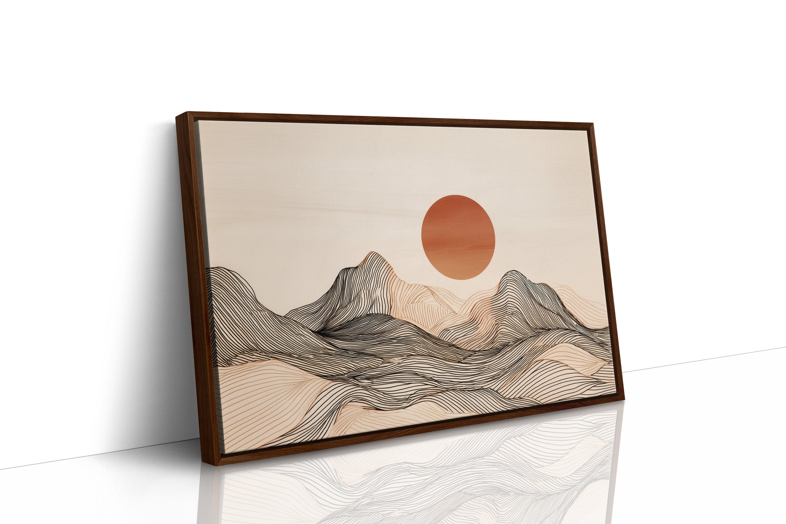 Mountains Flow Like Gentle Waves