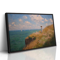 Seaside Reverie on Golden Cliffs