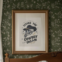 Skeleton Cowboys Toast Better Days