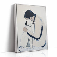 Loyal Hearts In Navy And White