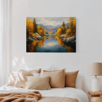 Mountain Lake Mirrors October's Glory