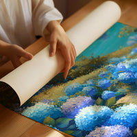 Hydrangea Path to Coastal Serenity