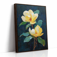 Yellow Magnolias at Midnight