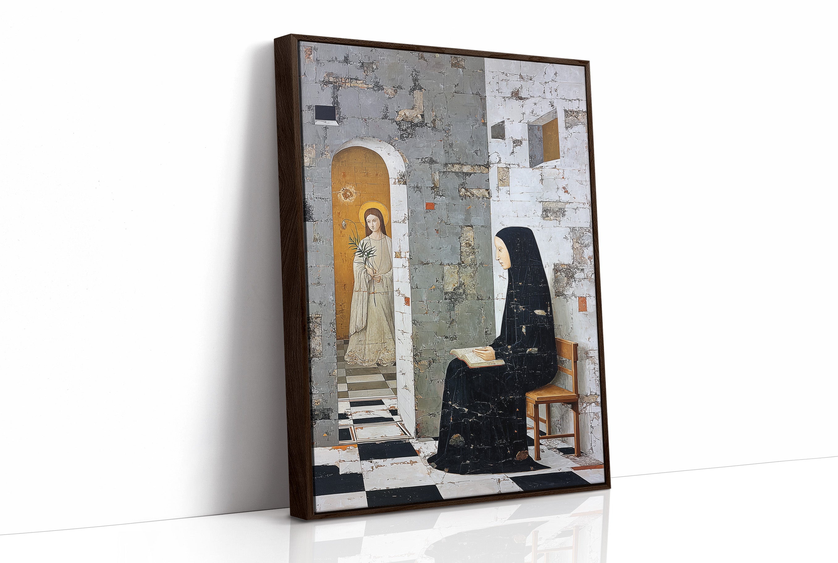 She Reads in Sacred Silence