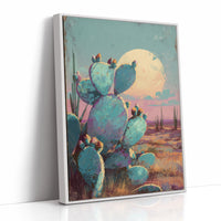 Desert Moon Paints Prickly Poetry