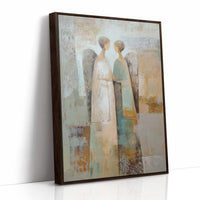 Two Angels Standing Close