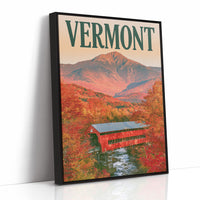 Vermont Covered Bridge Autumn