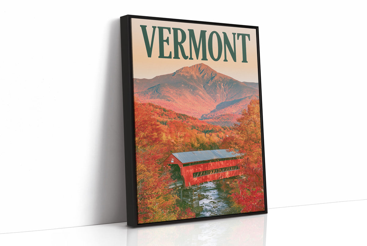 Vermont Covered Bridge Autumn