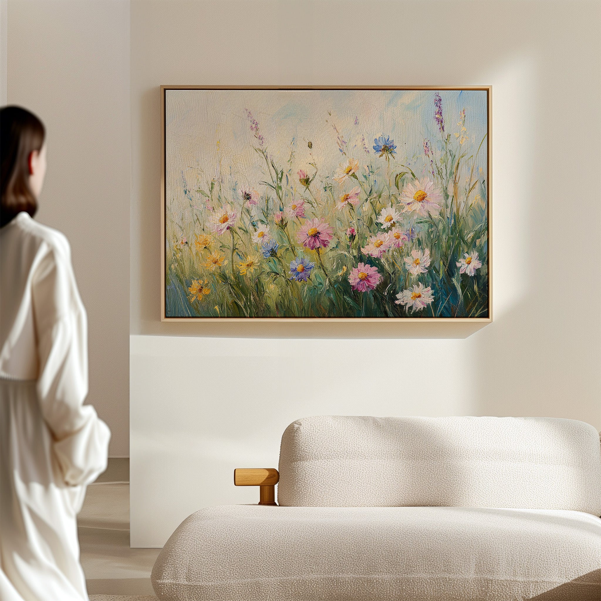 Summer Daisies Dance In Light