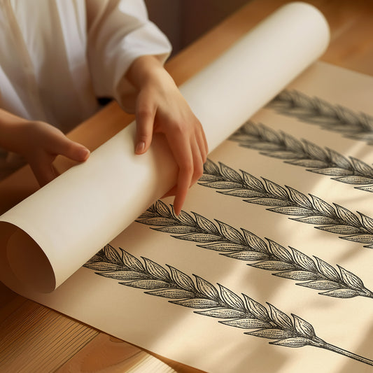 Five Loaves Botanical Wheat Illustration