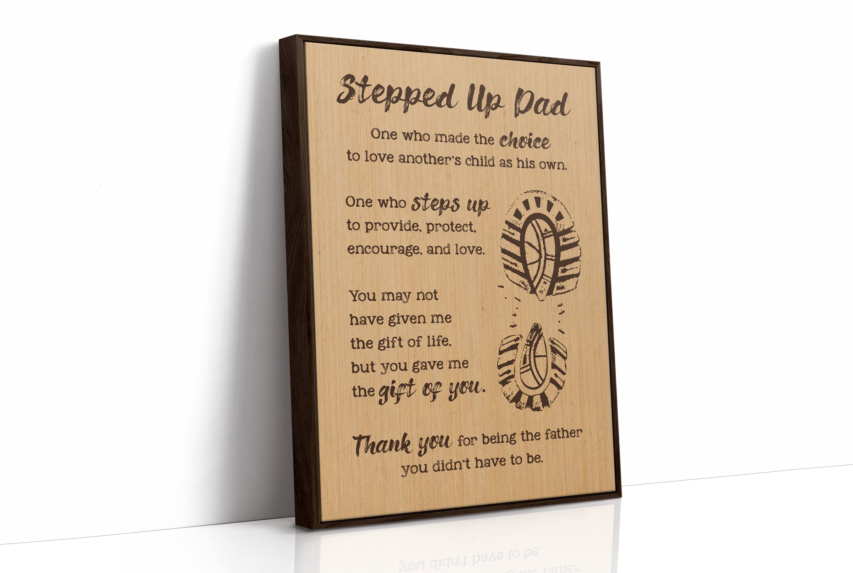 The Father You Didn't Have To Be — Wood