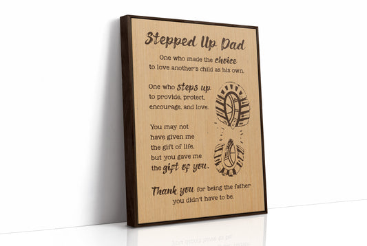 The Father You Didn't Have To Be — Wood