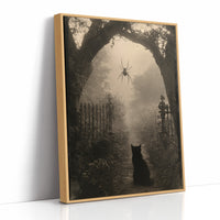 Staring Contest at the Cemetery Gate