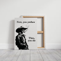 Cowboy's Last Cigarette Break