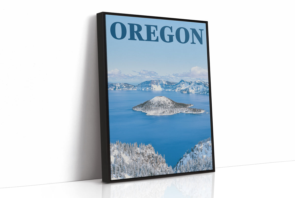 Crater Lake Winter Wizard Island
