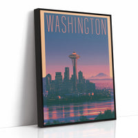 Seattle Space Needle Twilight