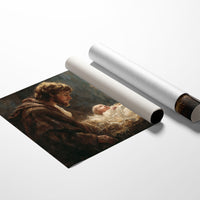 Sacred Light Fills Winter Night