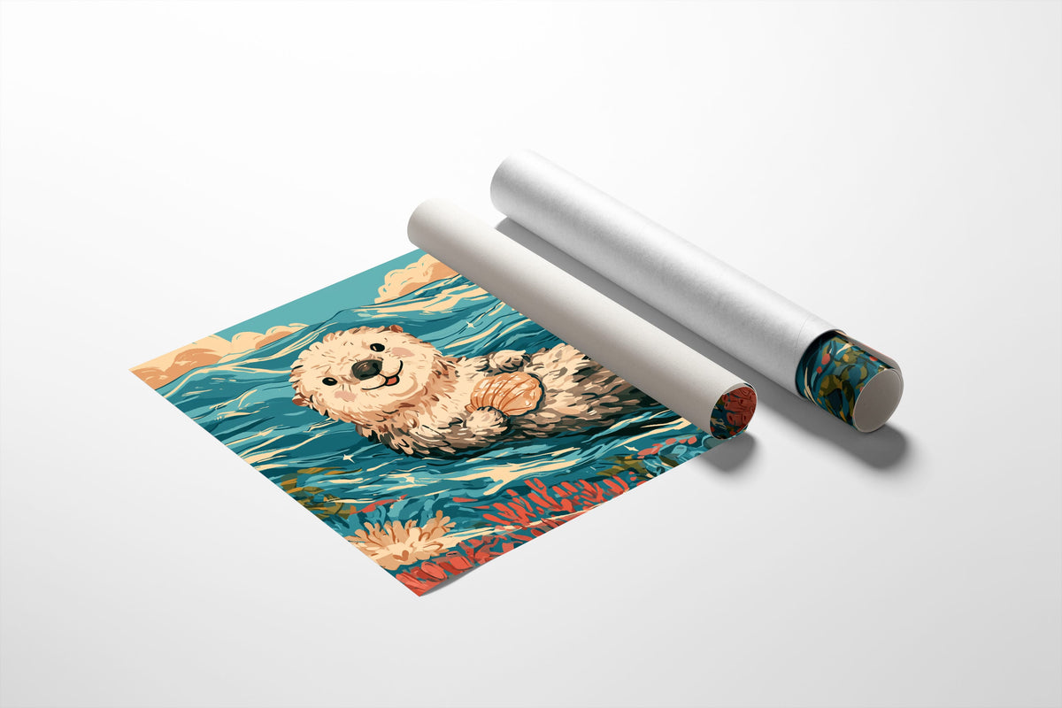Floating Otter Shell Snack