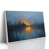 Distant City Burns At Dusk