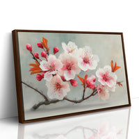 Blossoms Rest In Golden Hour Light