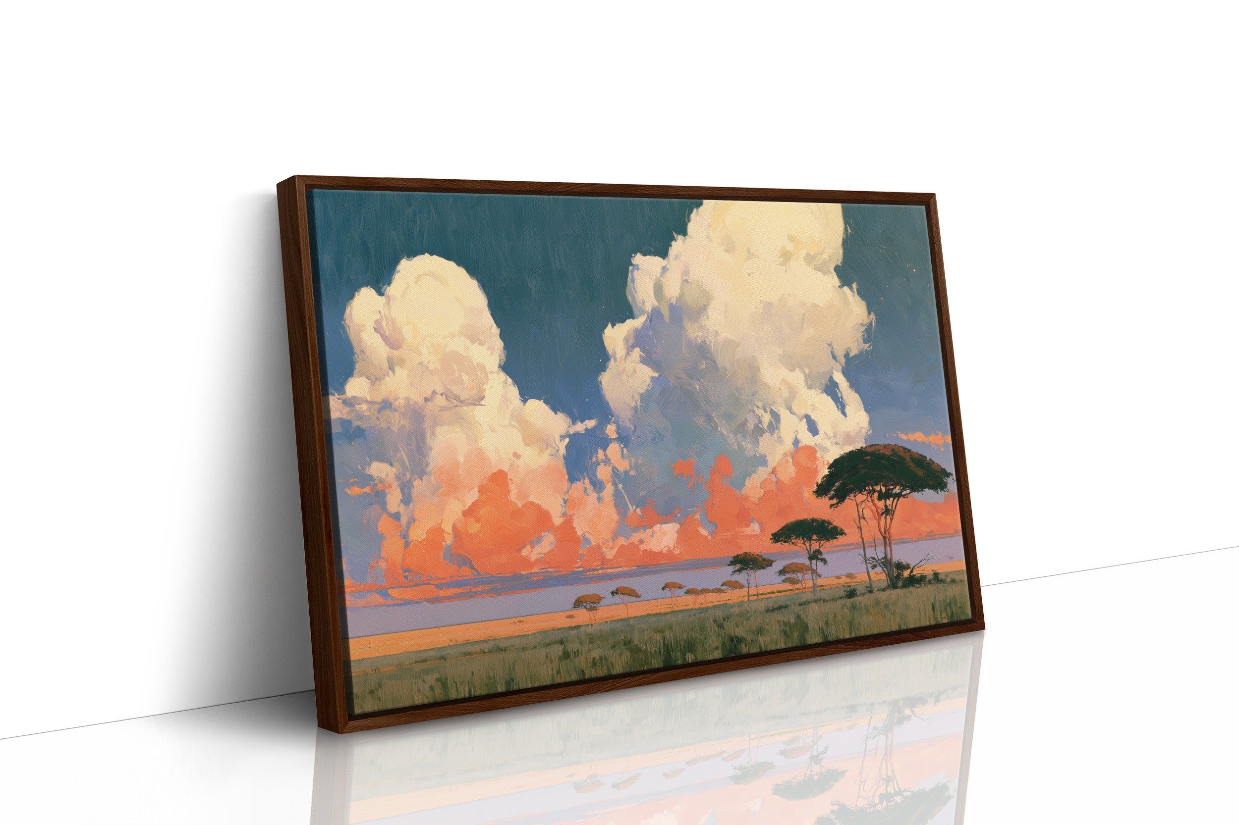 Acacia Under a Blazing Sky