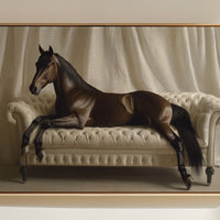 Surreal Horse Lounge Fine Art Print
