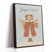 French Holiday Angel Brings Gifts