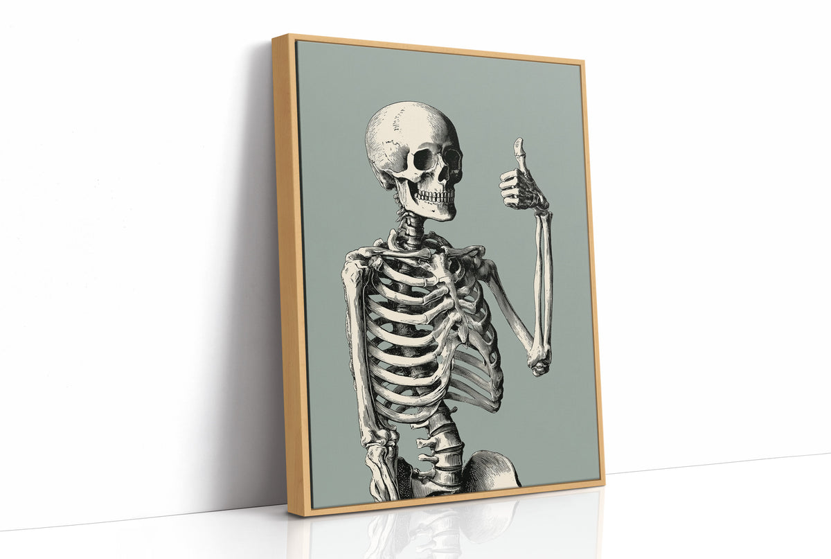 Bone Voyage, You’ve Got This, print in a natural wood frame