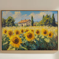 Summer Blooms Near Tuscan Stone