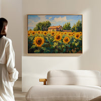 Summer Blooms Near Rustic Home