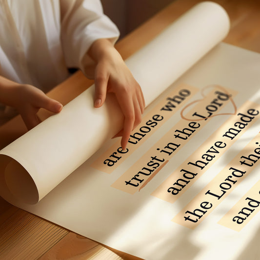 Blessed Trust Jeremiah 17 Scripture Art
