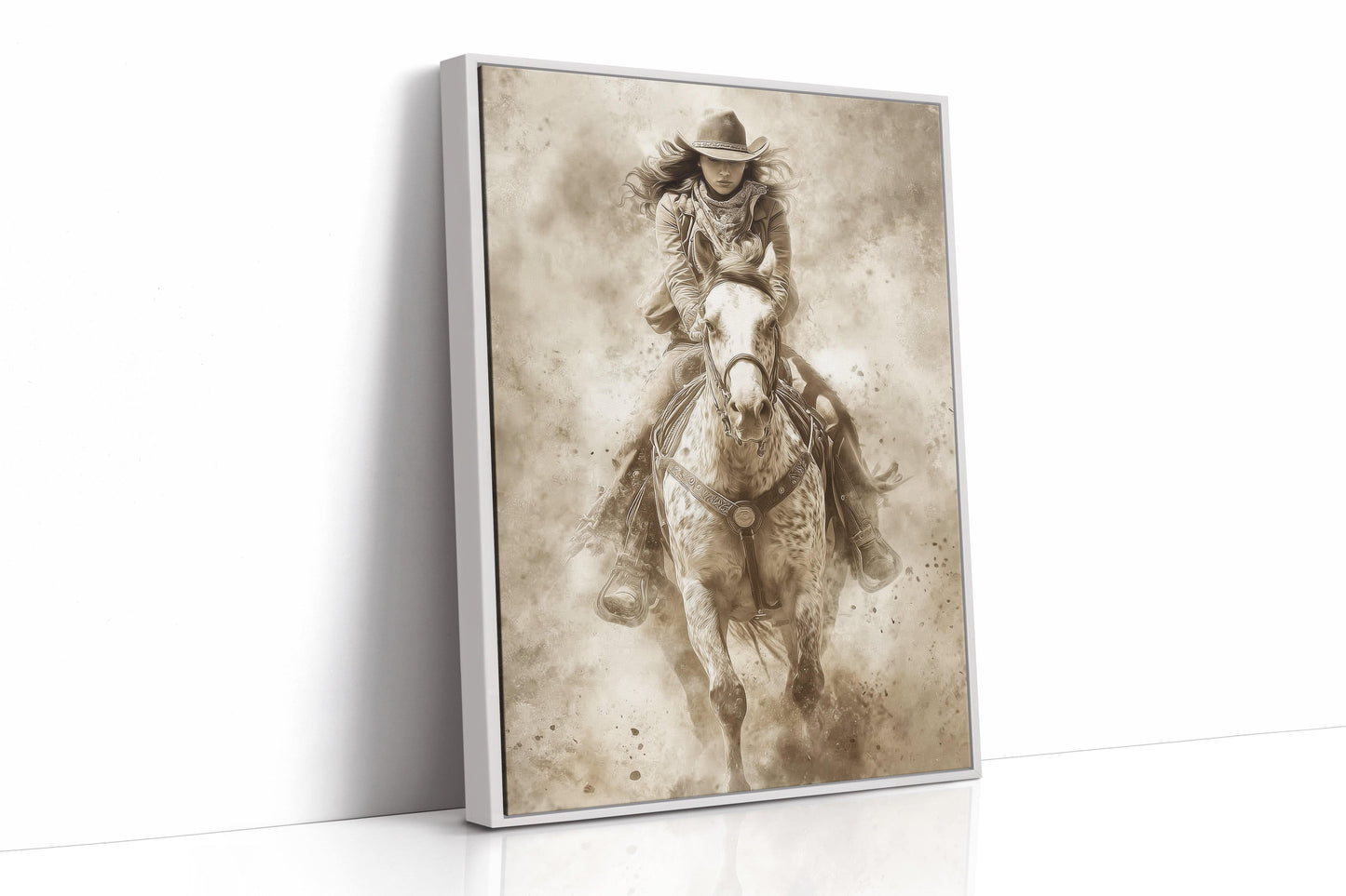 Dust Dances Behind Prairie Thunder