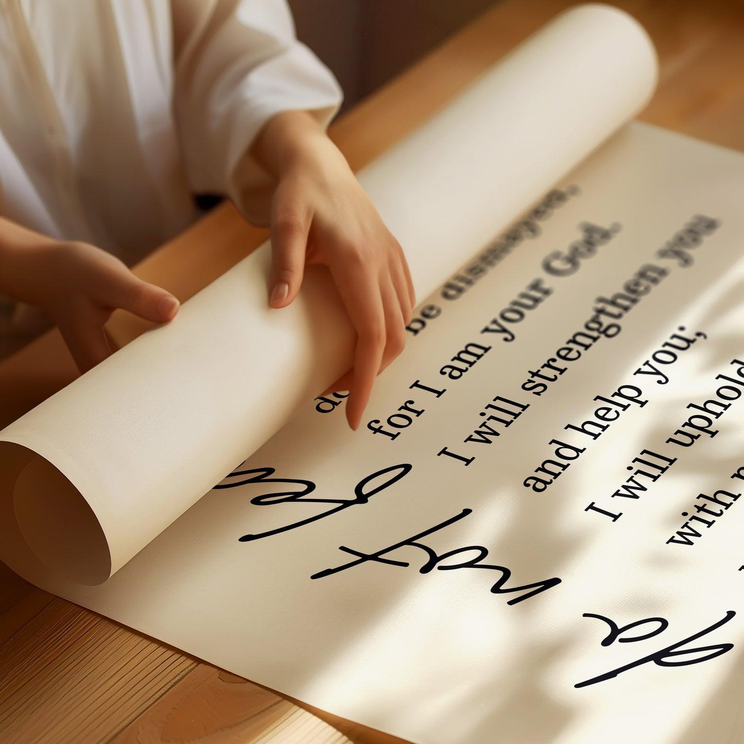 Do Not Fear Isaiah 41 Bible Verse Print