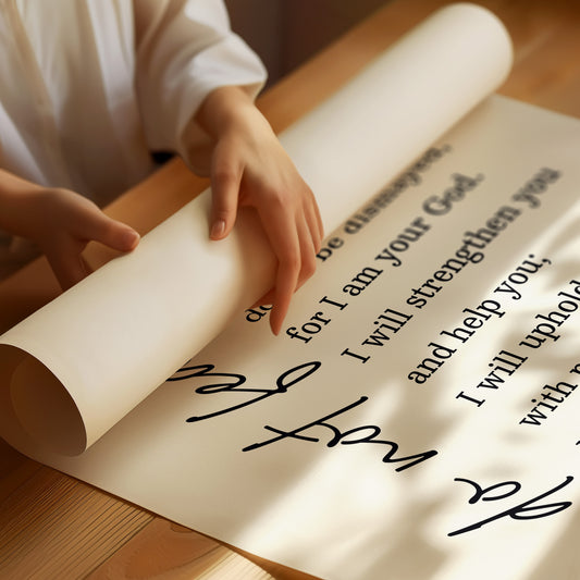 Do Not Fear Isaiah 41 Bible Verse Print