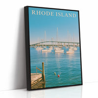 Newport Bridge Harbor Morning