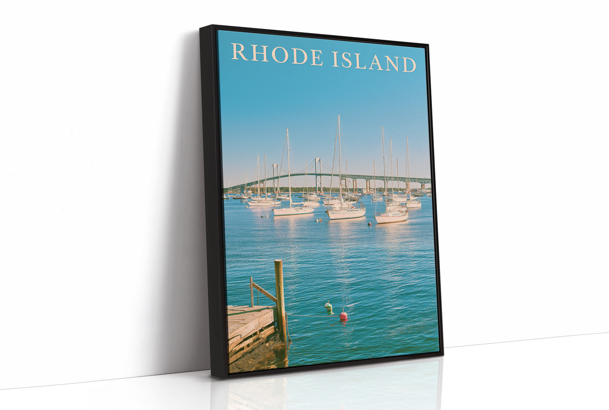Newport Bridge Harbor Morning