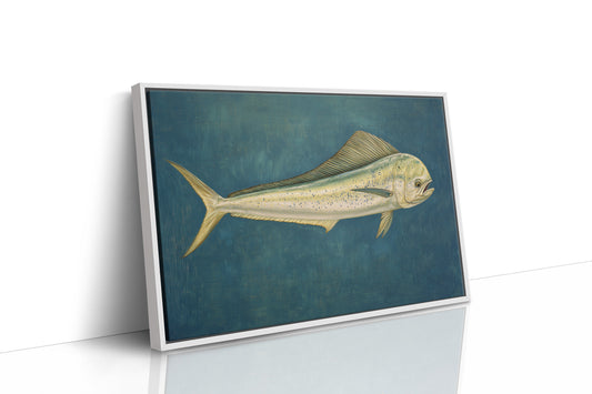 Mahi Drifts Through Teal Depths