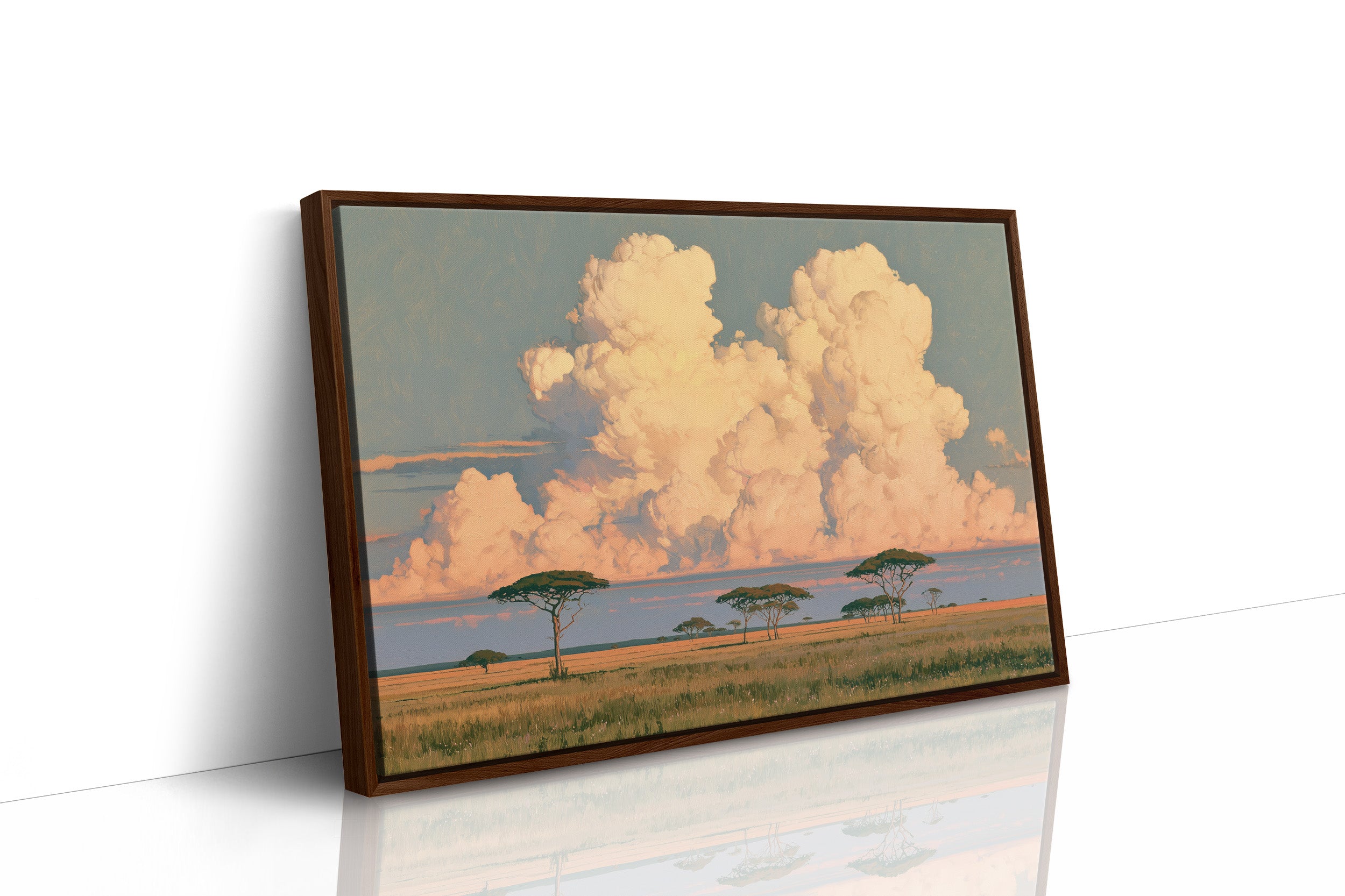 Savanna Under Cotton Clouds