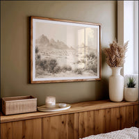 Mojave Solitude - Desert Mountain Landscape