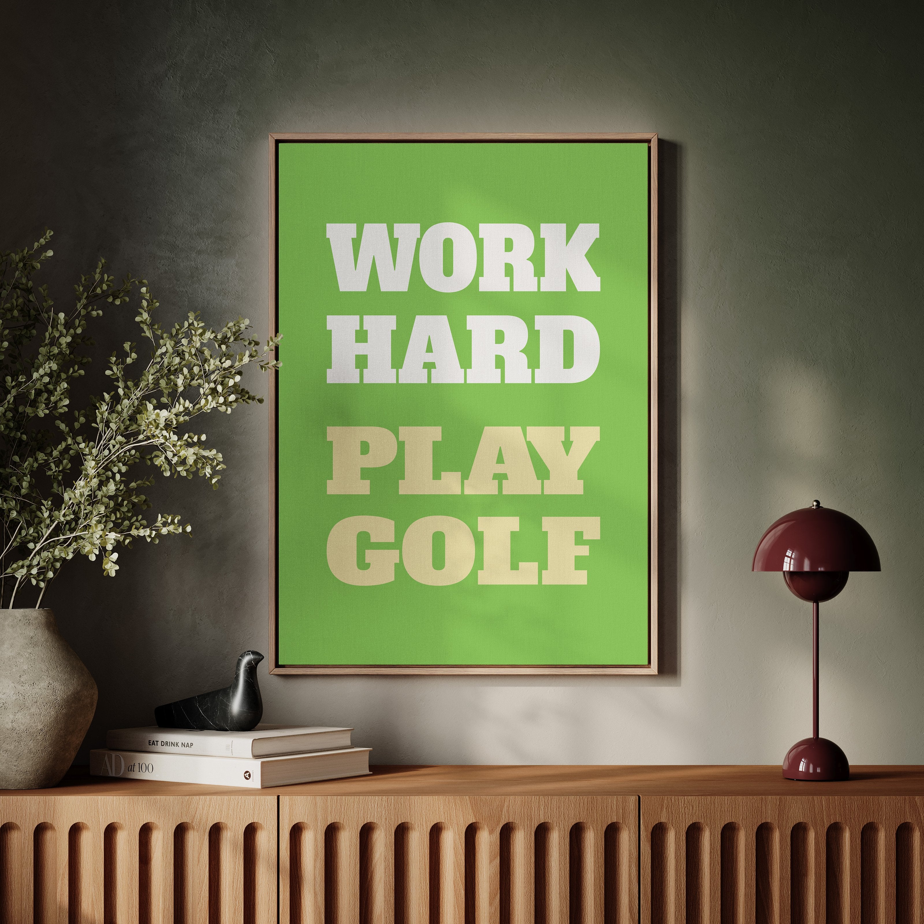 Life Balances On Green Fairways