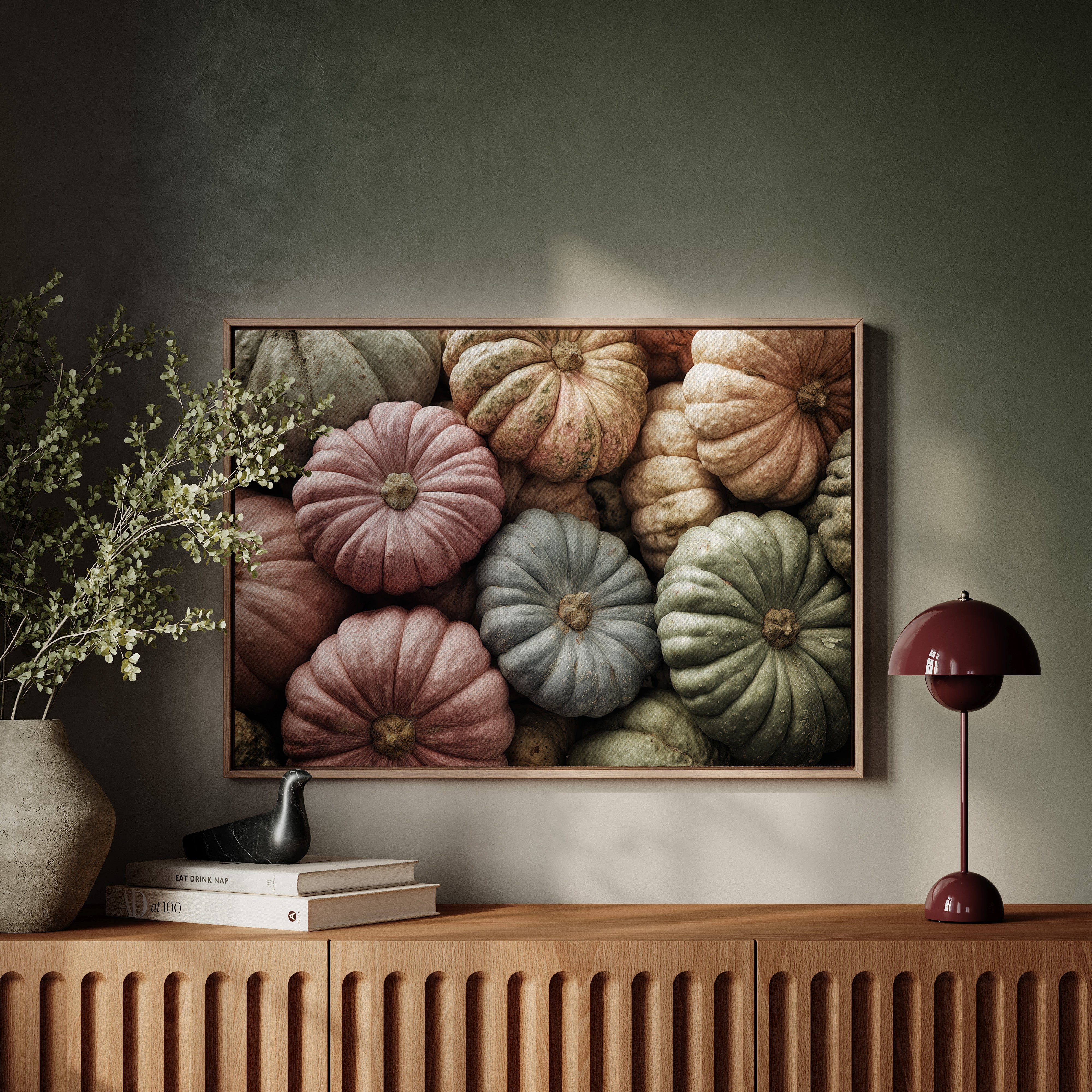 Autumn Gourds Paint October's Canvas
