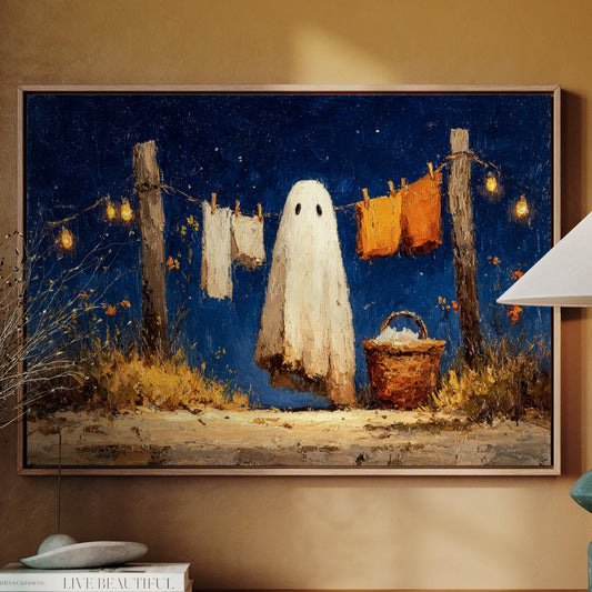 Laundry Day Beneath Starry Skies