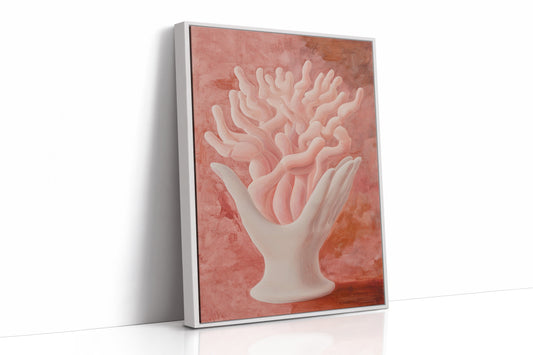 Coral Dreams In Porcelain Light