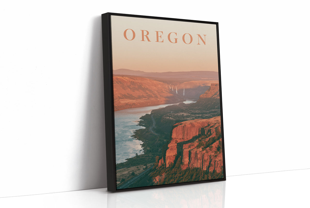 Columbia Gorge Waterfall Vista