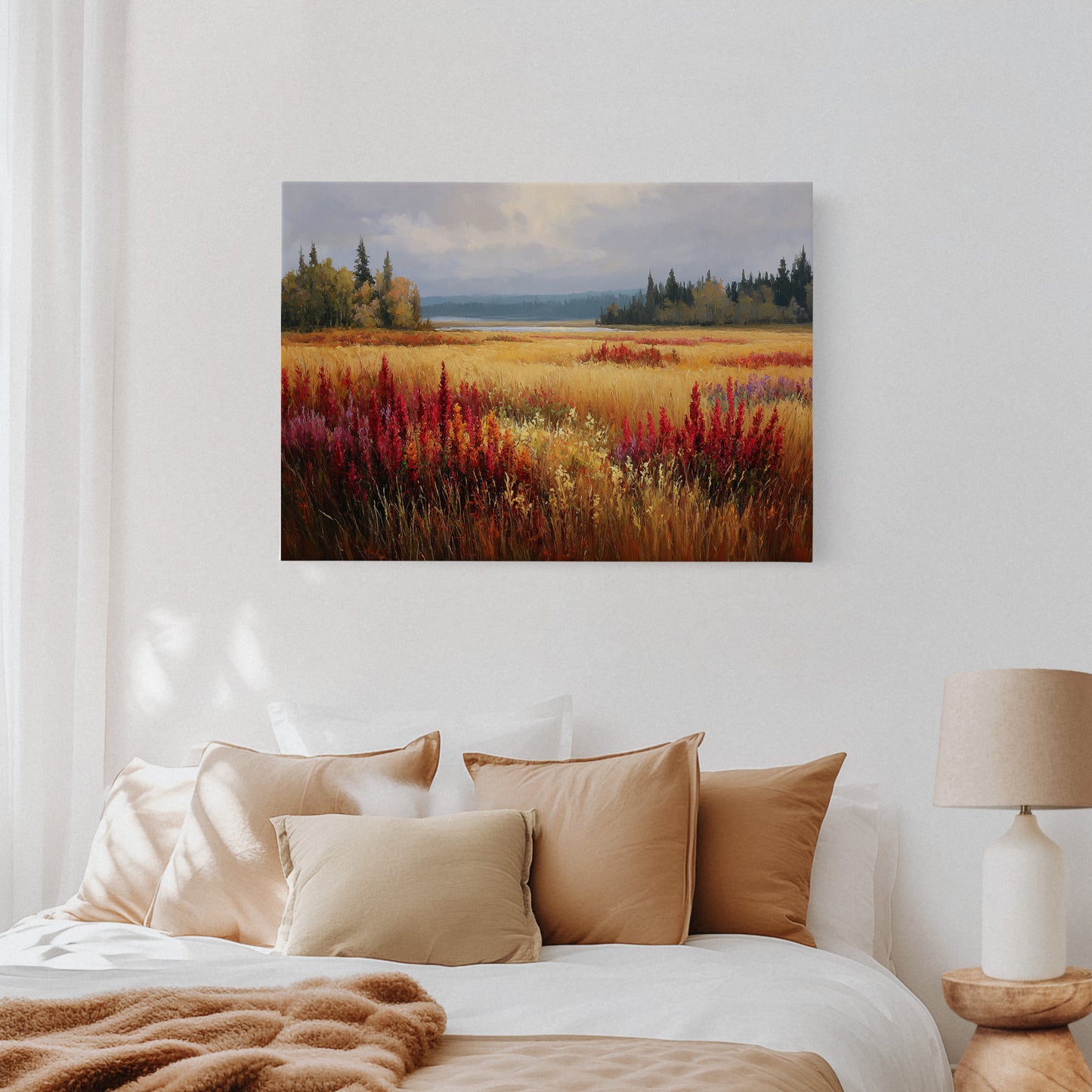 Crimson Meadows Paint October's Song