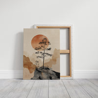 Lone Pine Greets The Copper Sun