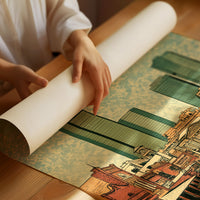 Fort Worth, Riso Print